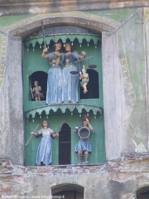 SIGHISOARA - Particolare della Torre dell'Orologio