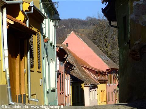 SIGHISOARA - Tipiche casette colorate