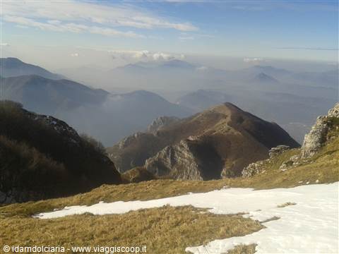 Panorama sui Monti Picentini dal Monte Termino (m. 1806 s.l.m.)