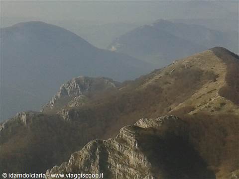 Panorama sui Monti Picentini dal Monte Termino (m. 1806 s.l.m.)