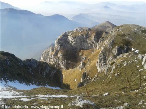 Panorama sui Monti Picentini dal Monte Termino (m. 1806 s.l.m.)