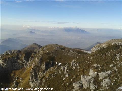 Panorama sui Monti Picentini dal Monte Termino (m. 1806 s.l.m.)