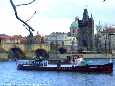 PRAGA - Il fiume Moldava