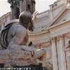 ROMA - Particolare della Fontana dei Fiumi in Piazza Navona ITALIA 
