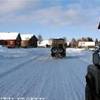 Attraversiamo piccoli villaggi di legno della Karelia RUSSIA 
