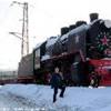Ecco una locomotiva storica RUSSIA 