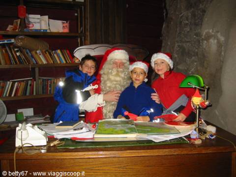 con babbo natale