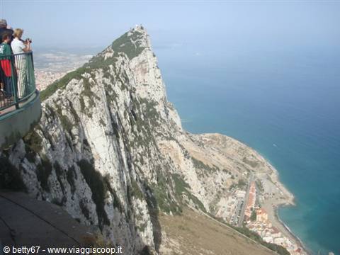 gibilterra veduta dalla rocca