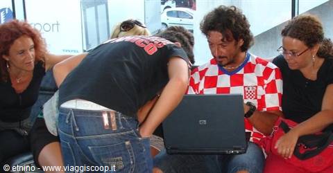 Aeroporto Spalato: in attesa del volo di rientro