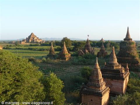 tramonto a Bagan