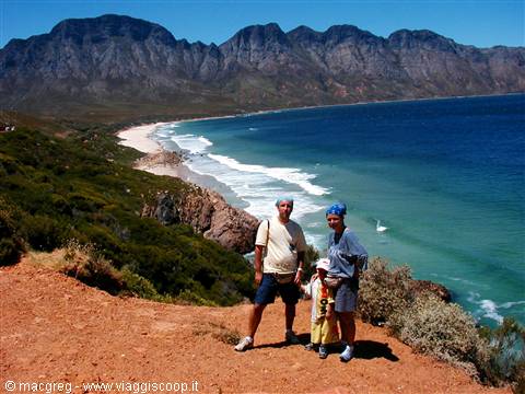 La costa nei dintorni di Cape Town