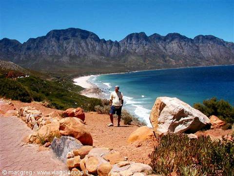 La costa attorno a Cape Town