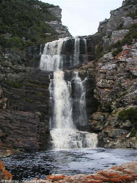 Tsitsikamma NP, cascata lungo l'Otter Trail