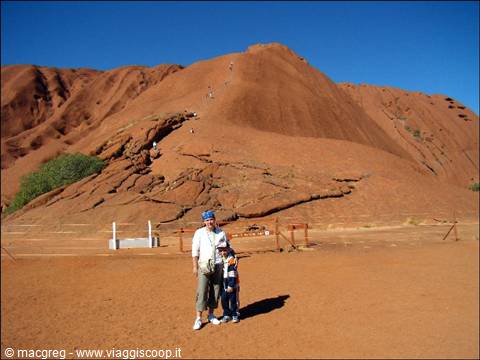 Alla base di Uluru