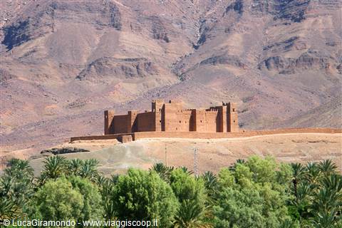 Valle del Draa - Forte nei pressi dello Ksar Tamnougalt
