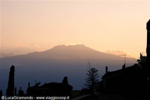 Taormina: vista sull'Etna