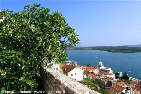 Sibenik dal Castello di S. Anna
