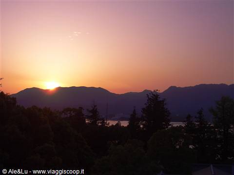 tramonto dalla camera...