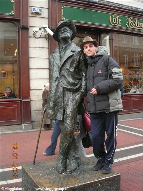 Dublino - statua J.Joyce