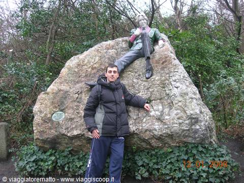 Dublino - statua O.Wilde