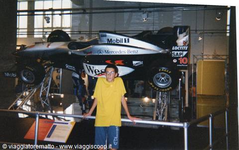 Londra - con la mercedes di Hakkinen