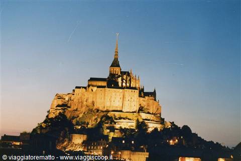 Mount. Saint. Michel - veduta notturna