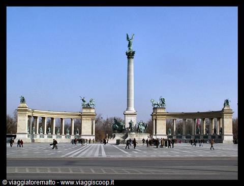 Budapest - piazza degli Eroi
