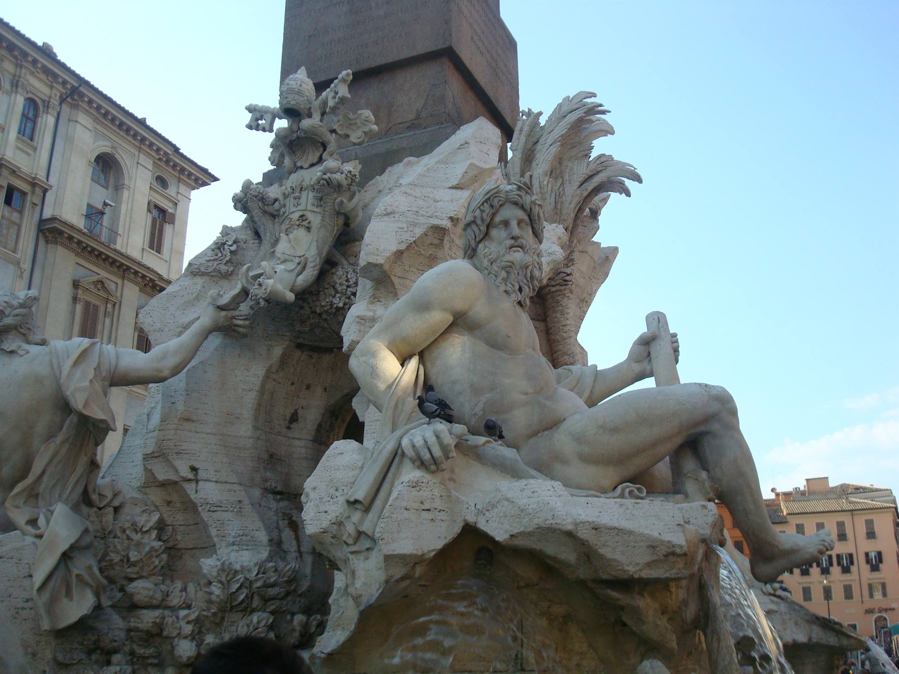 Roma - piazza Navona, fontana dei quattro fiumi