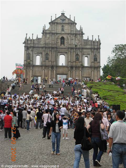 Macao - rovine di San Paolo