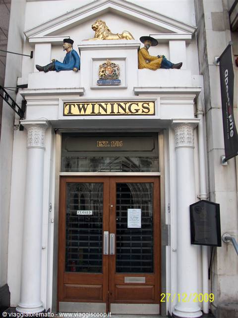 Londra - negozio del famoso tè Twinings