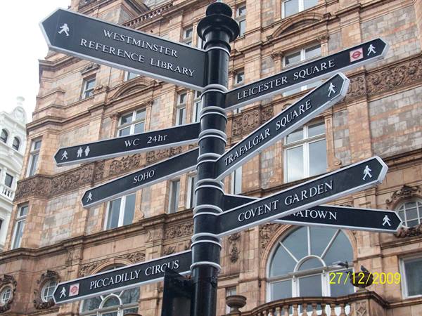 Londra - cartelli