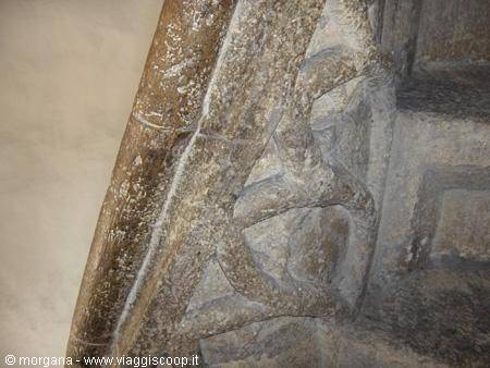 Particolare della scala gotica a doppia elica all'interno del Castello di Graz