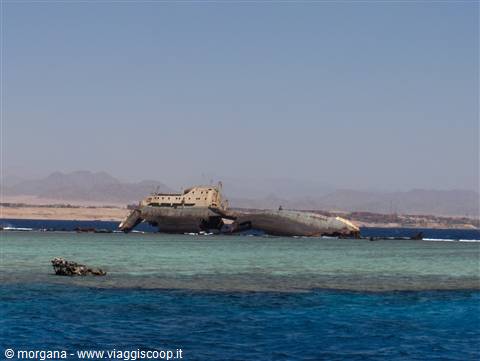 Isola di Tiran - Relitto