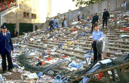 stadio heysel durante la tragedia