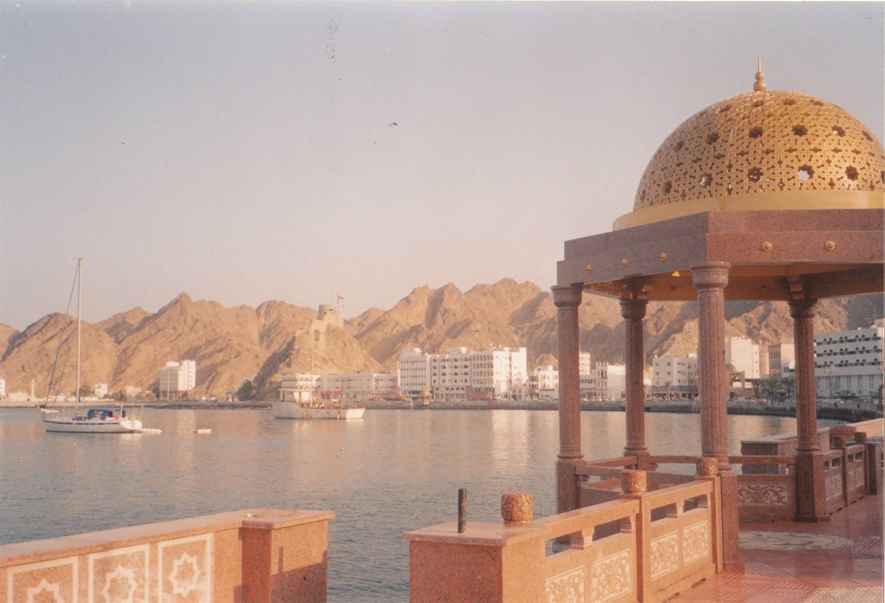 la Corniche verso il tramonto