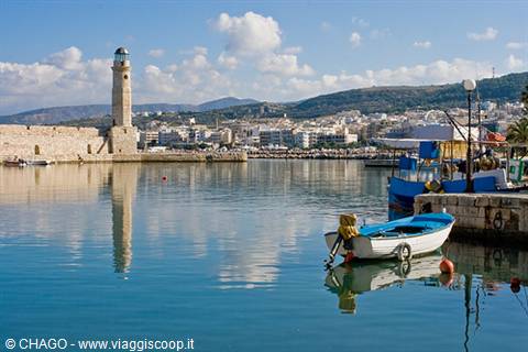 Rethymno, l' ingresso del porto