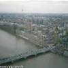 panorama della città dal London Eye REGNO UNITO 
