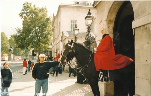 guardia a cavallo della White Hall