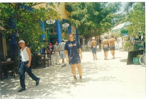 stradina di Playa del Carmen