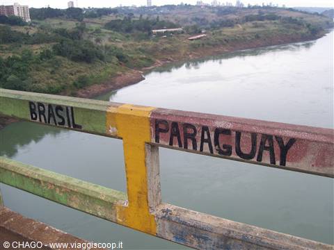 linea di confine tra Brasile e Paraguay