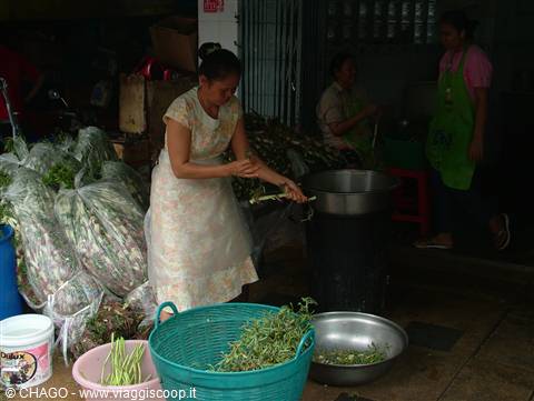 il mercato di Pak Khlong