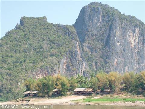 villaggio sul Mekong