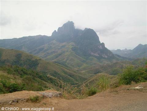 paesaggi sulla strada per le cascate