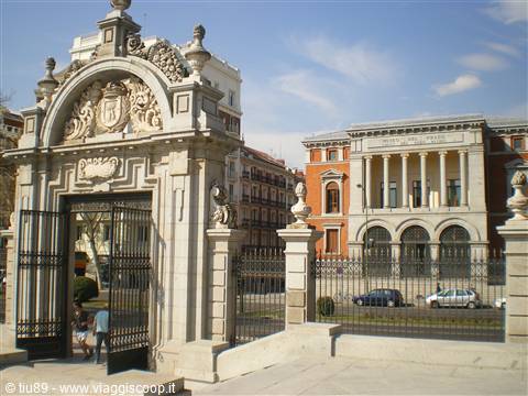 Vsta sul Prado dal Parco del Buen Retiro