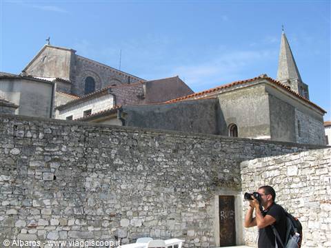 il retro della Basilica Eufrasiana