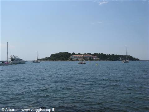 isola di San Nicola, di fronte a Parenzo
