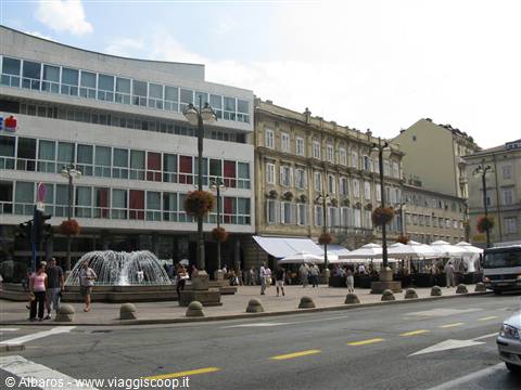 piazza Jodranski a Fiume