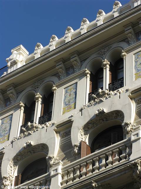 particolari di un palazzo