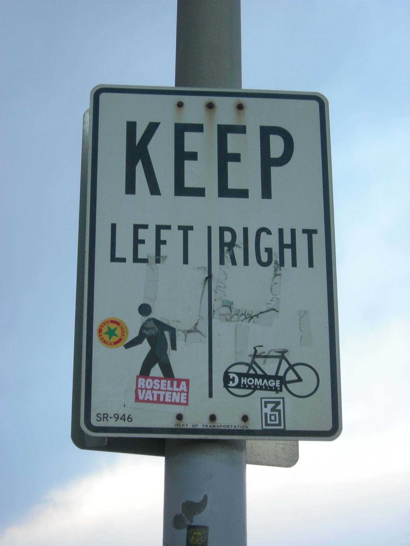 occhio ai ciclisti del Brooklyn Bridge..!