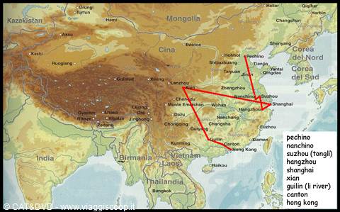 il nostro percorso in cina